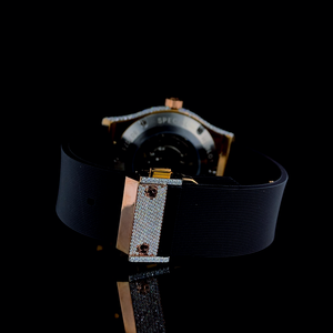 Reloj Mecánico de Lujo con Diamantes, Movimiento Automático, Acero Inoxidable, Hecho a Mano con Moissanita, Joyería de Belleza Personalizada - Product Image 4