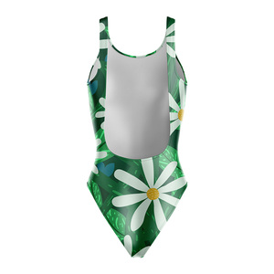 Maillot de bain sublimé pour femme OEM ODM, combinaison de plage, protection UV, extensible, haute performance, vente en gros - Product Image 6