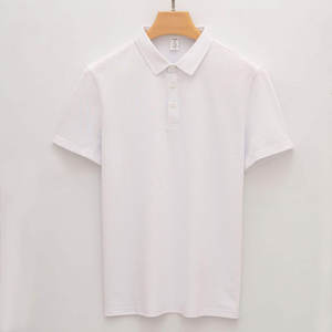 Camisa Polo de Negocios de Alta Gama para Hombre 2026, Bordado Personalizado, Tejido de Punto de Algodón Puro, Manga Corta, Botones Sólidos, Venta al Por Mayor - Product Image 2