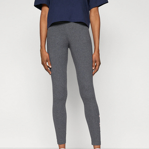 Leggings de yoga professionnels pour femmes, taille haute, couleur unie, longueur intégrale, sans couture, élastiques, pour le fitness et la course à pied - Product Image 1