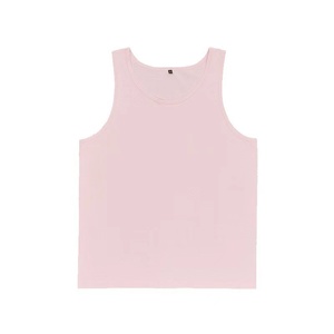 Camiseta sin mangas de punto de color negro liso para hombre, cuello redondo, ropa informal, camiseta sin mangas informal para gimnasio, camiseta sin mangas de alta elasticidad - Product Image 5