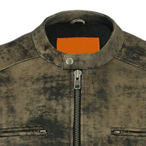 Protection-Biker Matériau de qualité supérieure Prix de gros Respirant Vintages-Style Hommes 100% Vestes de moto en cuir de vachette - Product Image 6