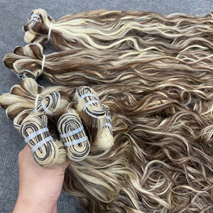 Cabello humano vietnamita virgen de lujo, tejido a máquina, piano 6asia+613, cabello sedoso y suave - Product Image 1