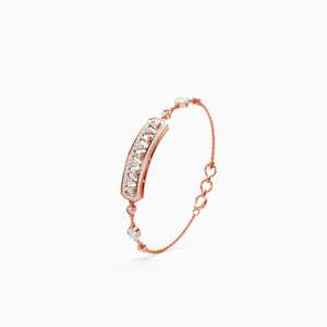 Bracelet unisexe classique pavé de diamants de laboratoire délicats de 0,28 ct, en or massif 9 carats plaqué rhodium, idéal pour les fêtes et les fiançailles - Product Image 6
