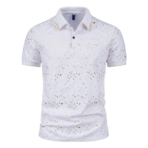 เสื้อโปโลลายพรางผู้ชายทรงโมเดิร์น ผ้าฝ้ายระบายอากาศ สวมใส่สบาย - Product Image 4