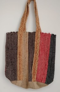 Sac fourre-tout de plage et de voyage en jute pour femme, style bohème, écologique, tendance 2026, grande capacité, réutilisable, en coton de haute qualité - Product Image 4