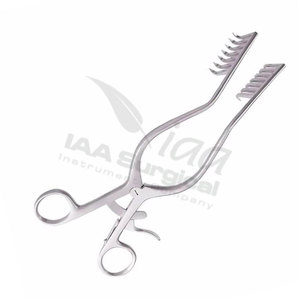 เครื่องมือถ่างกล้ามเนื้อแบบมีดคม 22 ซม. 7x7 ซม. ปลายแหลม ดีไซน์ใบมีดลึก ผลิตจากสแตนเลสสตีล สำหรับศัลยกรรมประสาท ใช้งานด้วยมือ สำหรับโรงพยาบาล มาตรฐาน ISO13485 - Product Image 2