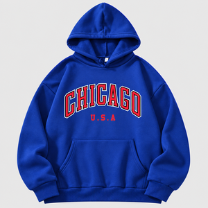 Sweat à capuche personnalisé pour homme, doux, 100 % coton molletonné, écologique, streetwear, coupe classique, brodé, imprimé en sérigraphie - Product Image 5
