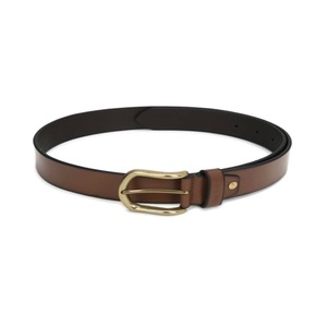Ceinture décontractée en cuir véritable marron pour homme, modèle monocouche, idéale pour jeans ou pantalons, vente en gros directe fabricant - Product Image 3
