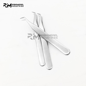 Pince à épiler en acier inoxydable RMI pour extensions de cils, pointe fine, outils de beauté pour cils et maquillage - Product Image 3
