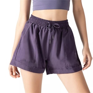 Shorts Casuales de Verano para Mujer al por Mayor, Shorts Deportivos de Algodón para Mujer, Shorts Ajustados a Rayas para Fitness y Yoga - Product Image 1