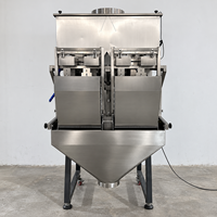 2-kops lineaire weegschaal automatische weegschaal rijst suiker lineaire weegschaal verpakkingsmachine