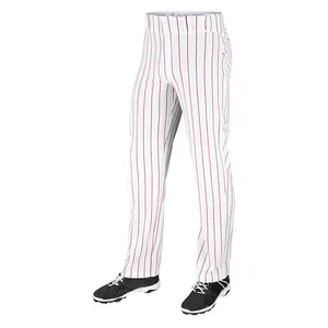 Custom Sublimation <b>Sports</b> Uniforms Baseball Softball <b>Knickers</b> Pants Relaxed Fit Sublimated Pinstriped Baseball Pants - Product Image 1