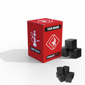 OEM Private Label Shisha Charcoal Briquette Premium Grade Black Charcoal 2% Ash Made 100% Natural <b>Coconut</b> <b>Shell</b> Charcoal - Product Image 1