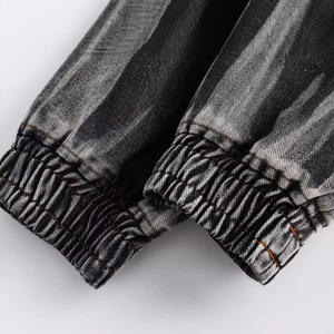 Chaqueta de Mezclilla para Hombre con Capucha, Nuevos Estilos, Teñido Degradado, Lavado Vintage, 100% Algodón, Secado Rápido, Transpirable, Invierno - Product Image 4