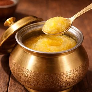 Handmade Engraved Brass Condiment Pot with Lid and Spoon Traditional Brass Sugar Bowl Decorative Kitchen Storage <b>Container</b> - Product Image 5