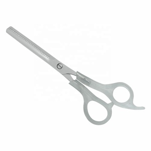 Pro White <b>Plastic</b> Handle Thinning Scissors and Shears - Product Image 1