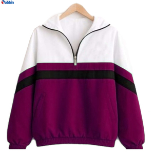 Chaqueta Cortavientos de Alta Calidad para Mujer, Estilo Racer, Verde y Blanco, Bloques de Color, Manga Larga, Cremallera, Capucha, Reversible, Ecológica, de Seda - Product Image 3