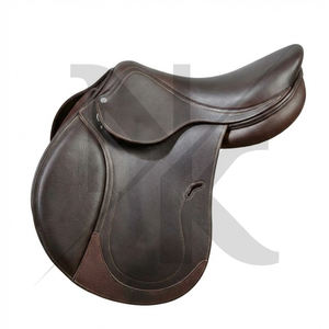 อานม้าหนังแท้คุณภาพสูง พร้อมเบาะนั่งลึก อุปกรณ์กระโดดประสิทธิภาพสูง ผลิตภัณฑ์สำหรับแข่งม้าแบบอังกฤษจากอินเดีย - Product Image 3