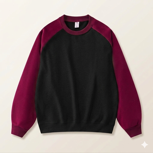 เสื้อสเวตเชิ้ตทรงหลวมไหล่ตก ผ้าฝ้ายฟลีซ สไตล์เทรนดี้ สำหรับผู้ชาย เสื้อสเวตเชิ้ตแบบสปอร์ต - Product Image 2