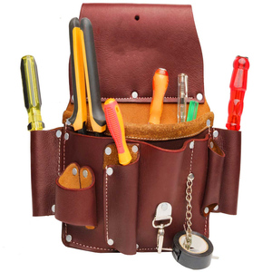 Best Selling Made in Pakistan Multi-Purpose Heavy-Duty Leather Tool Bag for Constructors High Quality Best Selling - Product Image 4
