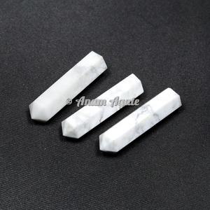 Puntos de lápiz de howlita mejor valorados | Venta al por mayor de puntos de lápiz de cristal-Puntos de cristal Cantidad a granel para la venta a las mejores tarifas y Cali - Product Image 2