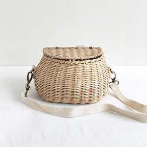 Latest arrival high quality rattan kid cross bag sustainable <b>basket</b> children <b>storage</b> <b>baskets</b> - Product Image 4