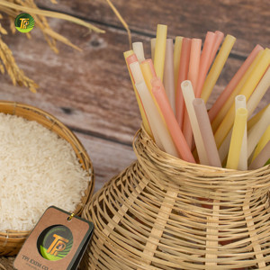 Pajitas de Arroz Biodegradables y Ecológicas al por Mayor para Exportación y Suministro OEM - Product Image 2
