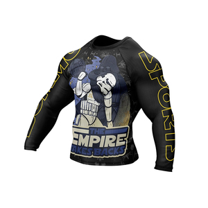 Customized <b>Men</b> Surfing Swim Clothes UV Sun Protection Long Sleeve Diving Suits Quick Dry <b>Compression</b> <b>Shirts</b> BJJ MMA Rash Guard - Product Image 3