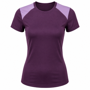 T-shirt décontracté d'été pour femme, coupe classique, séchage rapide, respirant, en coton et bambou, manches courtes - Product Image 5