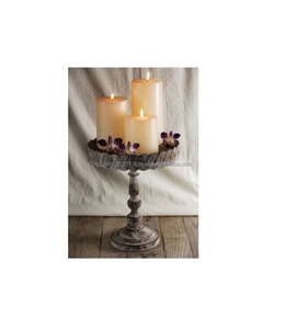 Pedestal soporte de pastel de madera para Arreglo de postres de despedida de soltera y decoración Vintage para el hogar con construcción de madera orgánica - Product Image 6