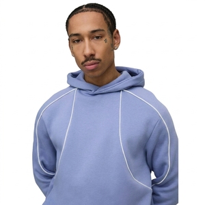 Ensemble de survêtement unisexe personnalisé OEM : sweat à capuche et pantalon de jogging, 2 pièces, avec fermeture éclair, pour le sport - Product Image 5