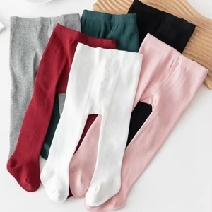 Chaussettes pour filles en spandex/coton, couleur unie, mignonnes et tendance, pour le printemps et l'automne - Product Image 6