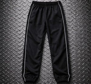 Pantalones de chándal jogger holgados de lana pesada con ribete en contraste, bordado, 100% algodón, OEM, para hombre, con logotipo personalizado al por mayor - Product Image 4