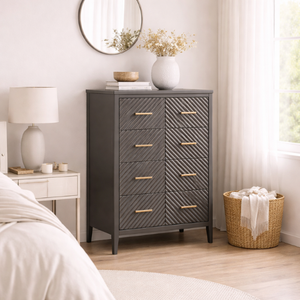 Colección CAIRNDALE, Muebles Ecológicos y Duraderos de Madera de Pino Sólido, Servicio OEM ODM, Cómoda Moderna para Dormitorio o Sala de Estar - Product Image 3