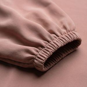 Elegante Abaya para Mujer 2025, Color Personalizado, Largo hasta el Suelo, Poliéster Ligero, Cuello en V con Cuentas, Manga Larga, Servicio OEM de Alta Calidad - Product Image 5