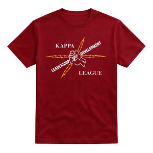 T-shirt avec logo Kappa Alpha Psi Kappa League, vêtements de fraternité grecque de couleur marron, avec un design classique, confort premium et coupe élégante - Product Image 4