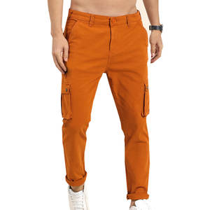 Pantalones Cargo para Hombre de Uso Casual para Exteriores, Pantalones de Hombre Lavados de la Mejor Calidad, Ajustables, Hechos en Fábrica, Más Vendidos - Product Image 1