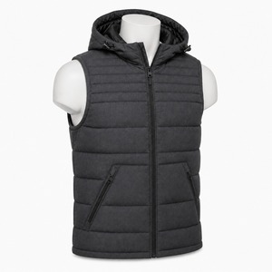 Chaleco Acolchado Impermeable para Hombre, Brillante, Sin Mangas, Chaqueta de Invierno, Transpirable, Ligera, con Logotipo Personalizado OEM 2026 - Product Image 3
