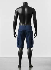 Shorts cargo pour hommes, shorts cargo décontractés pour l'été, shorts cargo pour hommes style streetwear, shorts en coton au-dessus du genou, shorts safari pour hommes - Product Image 2