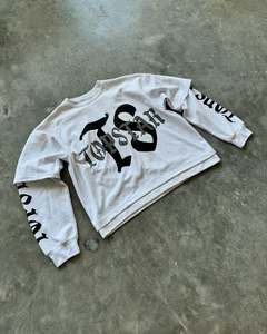 เสื้อเชิ้ตผู้ชายไซส์ใหญ่ แขนสองชั้น สไตล์สตรีท ผ้าคอตตอนเจอร์ซีย์ 300 GSM ประดับเพชร ระบายอากาศได้ดี เหมาะสำหรับทำงาน ดีไซน์เรียบหรู - Product Image 5