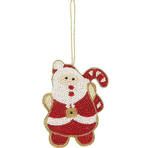 Premium Traditional Indian Handicraft Keychain Colorful <b>Bead</b> Embroidery Decorative Beadwork Skilled Christmas Figurine Toy - Product Image 1