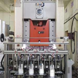 Máquina Automática de Alta Velocidad para Fabricar Envases de Alimentos de Aluminio, Línea de Producción Industrial de 4 Cavidades - Product Image 1