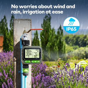 Programmateur d'arrosage de jardin Zigbee pour vanne, capteur d'arrosage, minuterie 4 voies, coupure automatique, alimenté par Tuya, solaire - Product Image 2