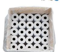 Papier thermique en rouleau 57 mm 100 % pâte de bois, sans BPA, service OEM, image nette et profonde, pour caisses enregistreuses et centres commerciaux, tailles personnalisables