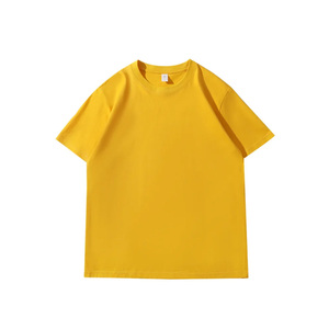 เสื้อยืดผู้ชายสีพื้น ผ้าฝ้าย แขนสั้น คอกลม ทรงปกติ สไตล์ลำลอง ผ้าถักเจอร์ซีย์ สีน้ำเงิน - Product Image 4