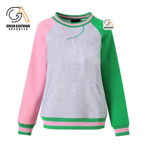 Sweat-shirt personnalisé avec impression de lettres Alpha Kapa, pour femmes, en molleton surdimensionné, décontracté, pour l'hiver, nouvelle collection - Product Image 3