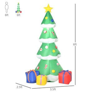 Christmas Inflatable Outdoor Holiday Yard Decorations Festive Christmas Inflatables for Premium Home Decor - Product Image 3