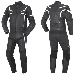 Traje de Motociclismo de Cuero de Manga Larga para Hombre, Transpirable, Protección para Todas las Estaciones - Product Image 2