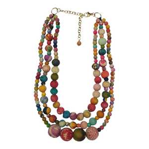 Nuevo Conjunto de Joyería Étnica Africana Exagerada con Collar Trenzado de Varias Capas y Pendientes para Mujer al por Mayor - Product Image 5